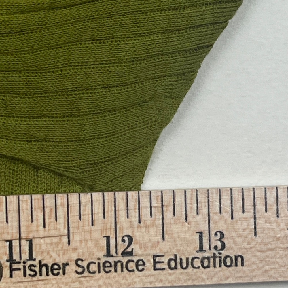 Rodebjer Malpe Sunny Lime Ribbed Knit Long Sleeve Top Green 2320118 Womens S - Picture 7 of 10